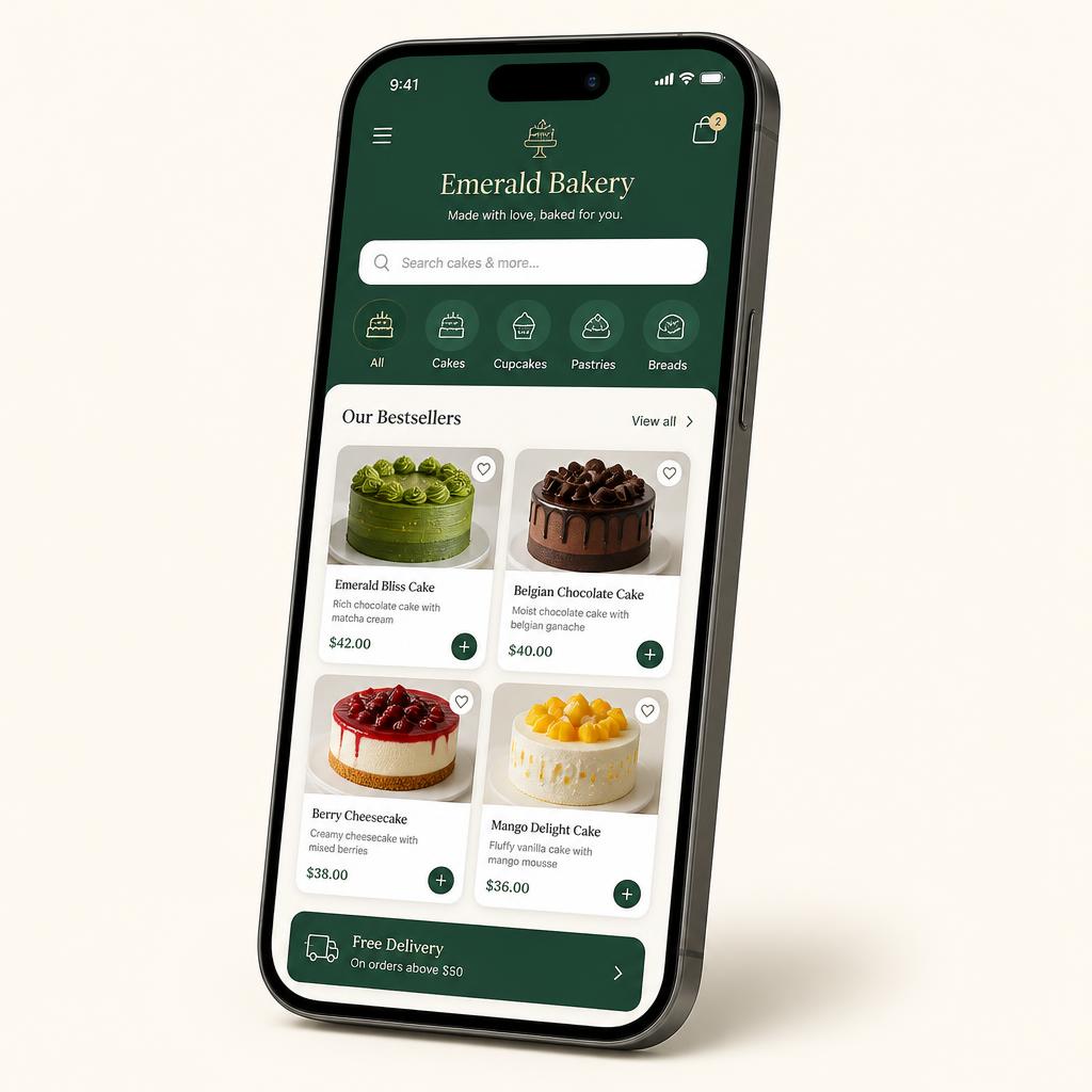 SnapCatalog storefront on a phone